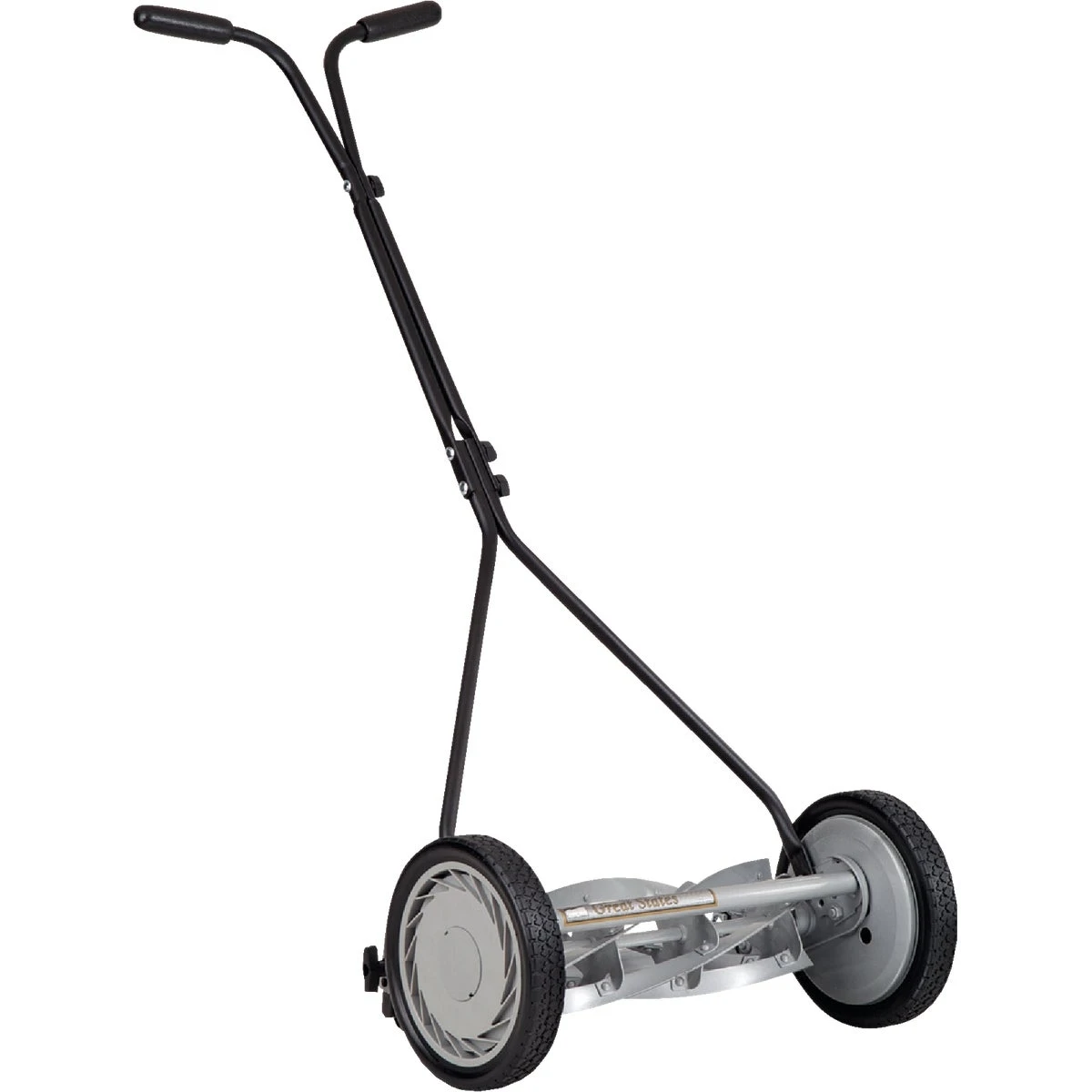 16 In. Push Reel Lawn Mower With 5 Blades And Adjustable Cutting Height