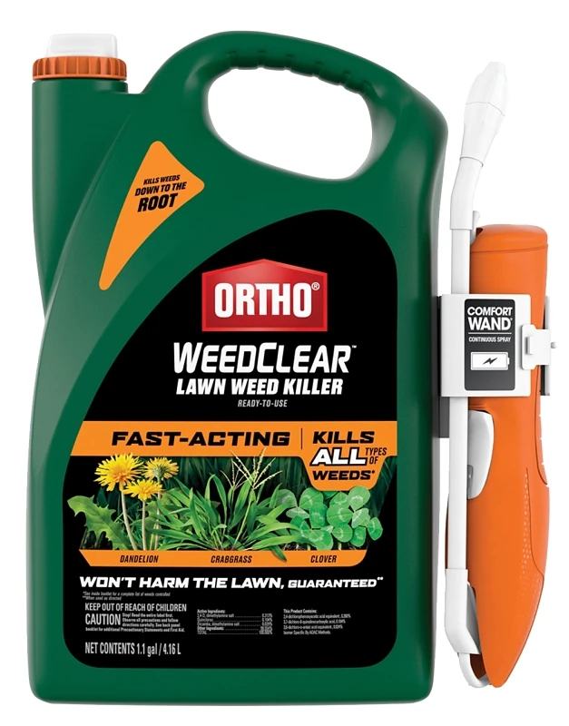 Weedclear 1.1 Gallon Ready-to-use Lawn Weed Killer With Comfort Wand