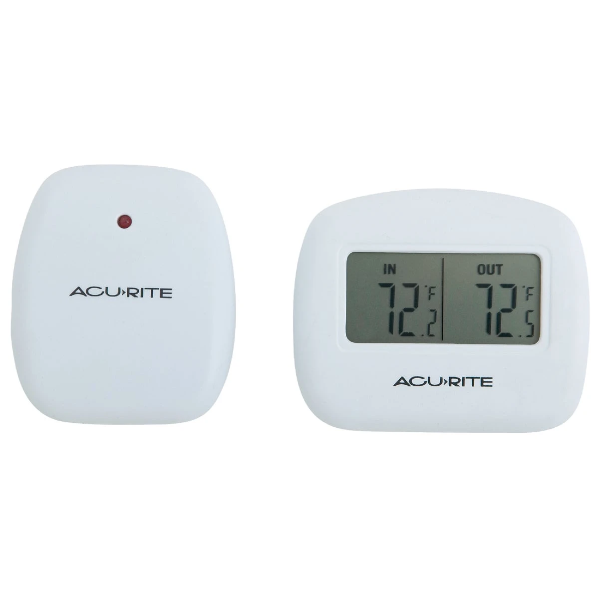 Wireless Indoor & Outdoor Thermometer With 2-1/2' Receiver And Sensor