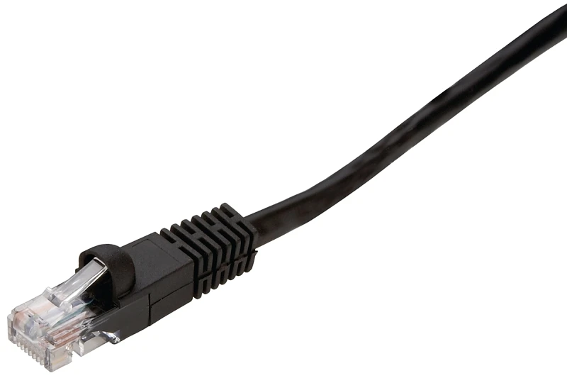 25 Feet Cat5e Rj45 Network Cable - Black, Model Pn10255eb