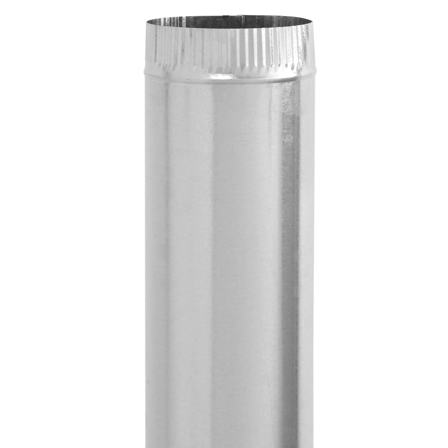 Galvanized Furnace Pipe, 30 Gauge, 3 X 24 In.