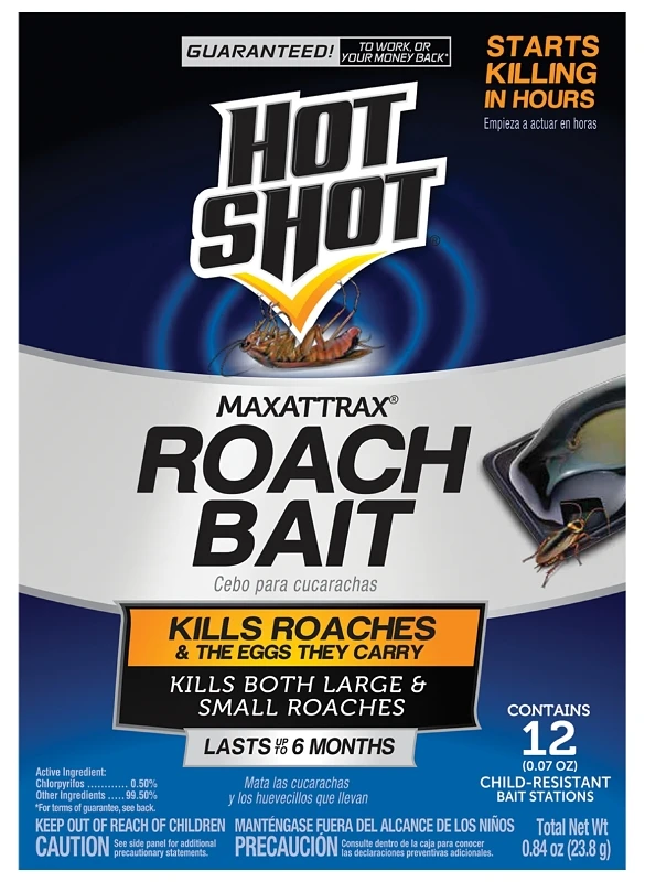 Max Attrax 0.84 Oz. Solid Roach Bait Station (12-pack)