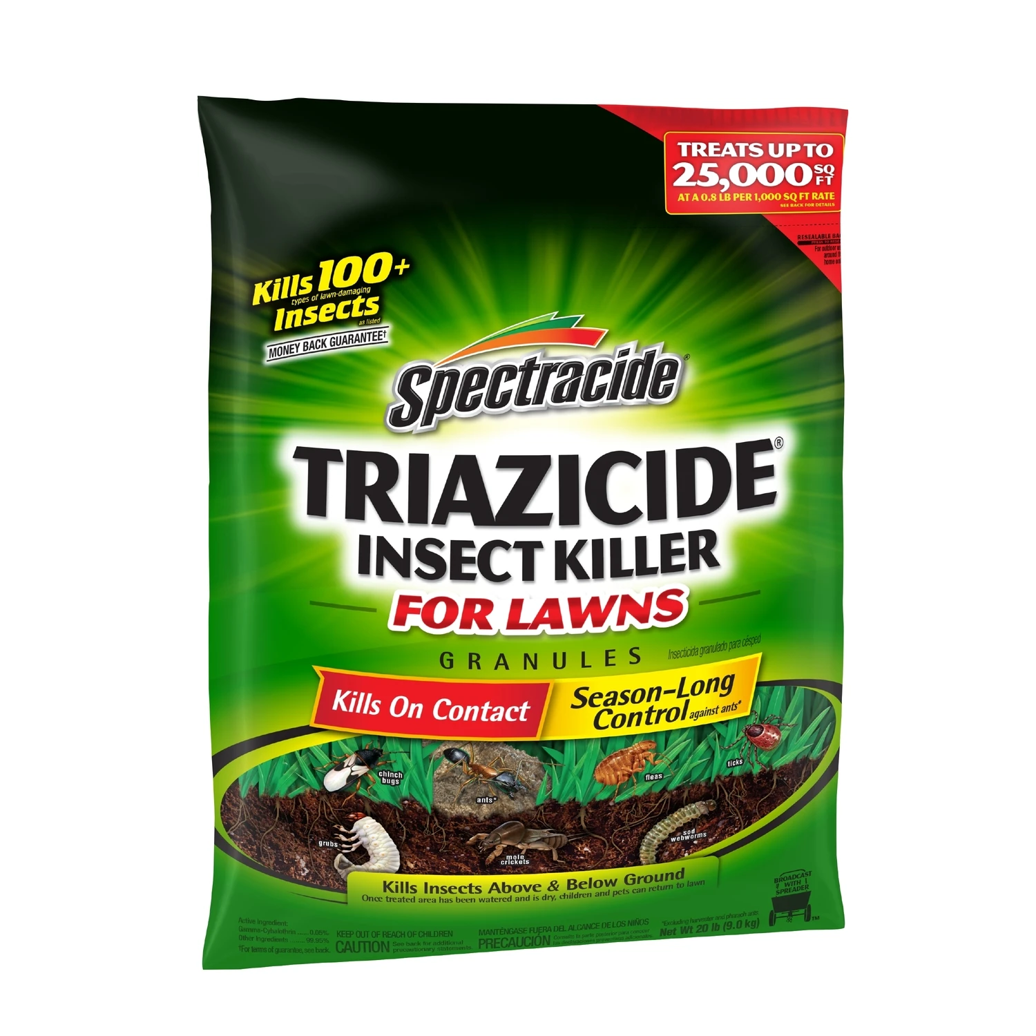 Triazicide 20 Lb. Ready To Use Granules Insect Killer For Lawns