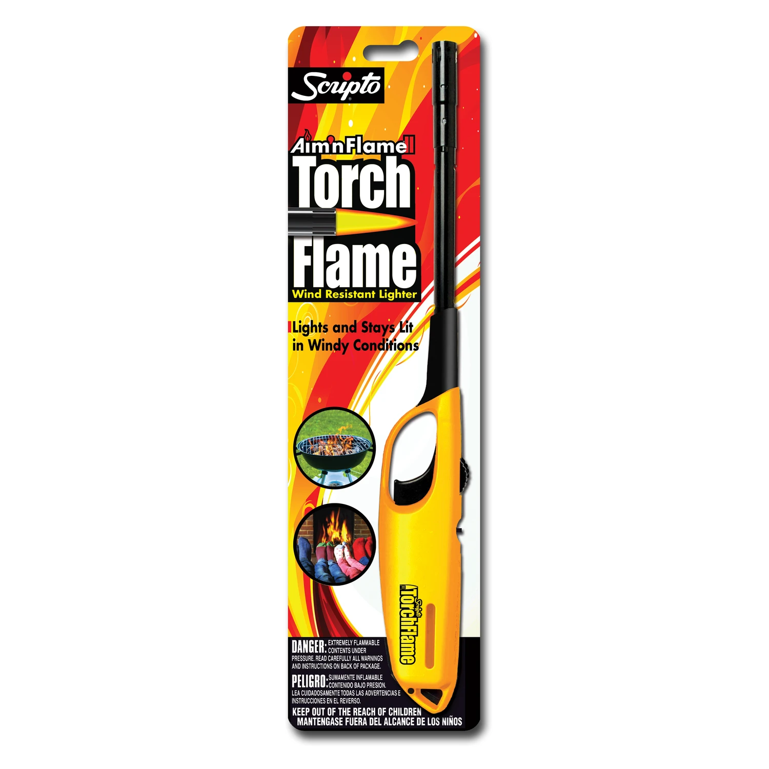 Scripto Aim 'n Flame Torch Flame Max Refillable Utility Lighter