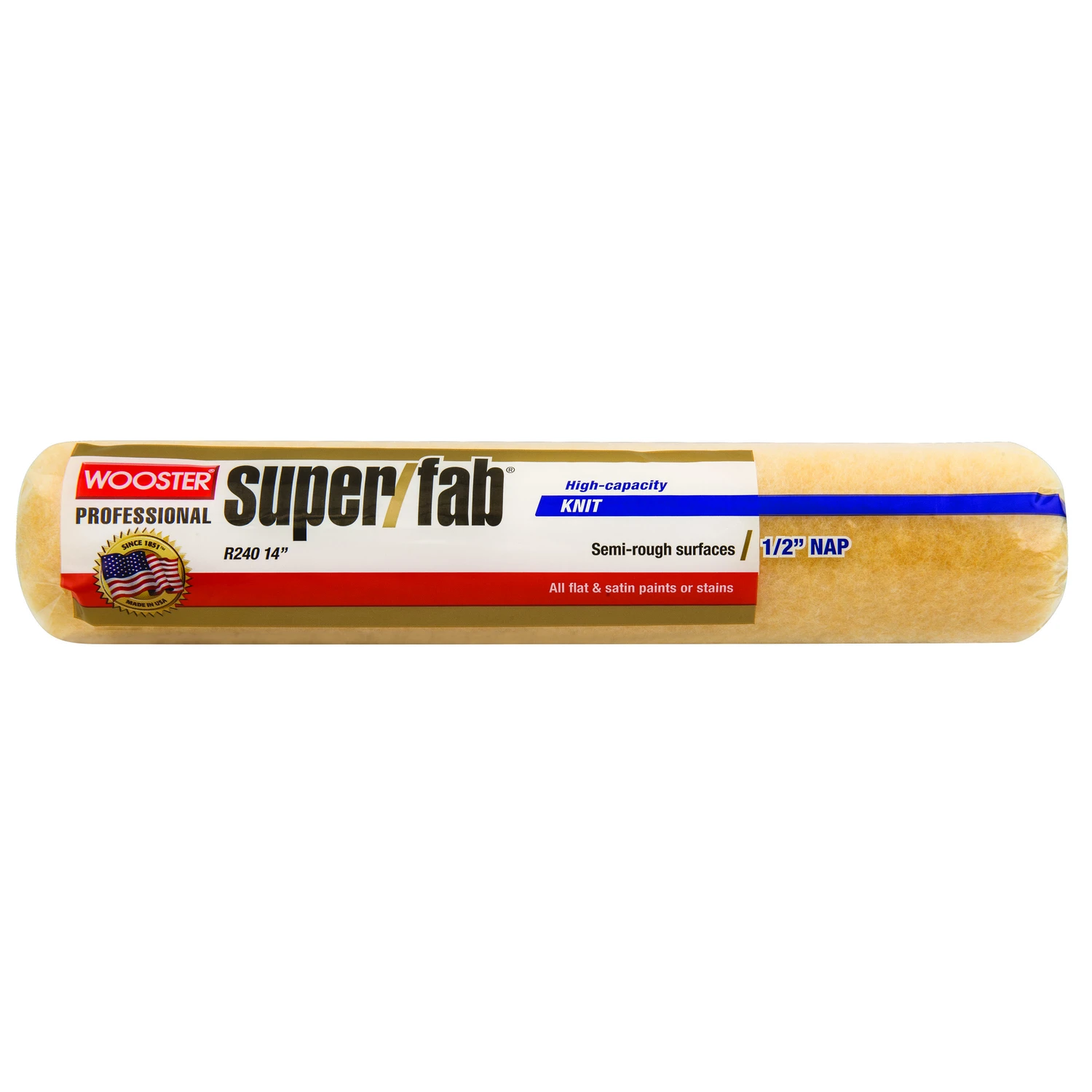 Super/fab Ftp 14 In. X 1/2 In. Knit Fabric Roller Cover