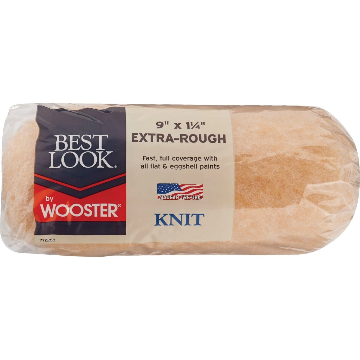 Best Look By Wooster 9 In. X 1-1/4 In. Knit Fabric Roller Cover