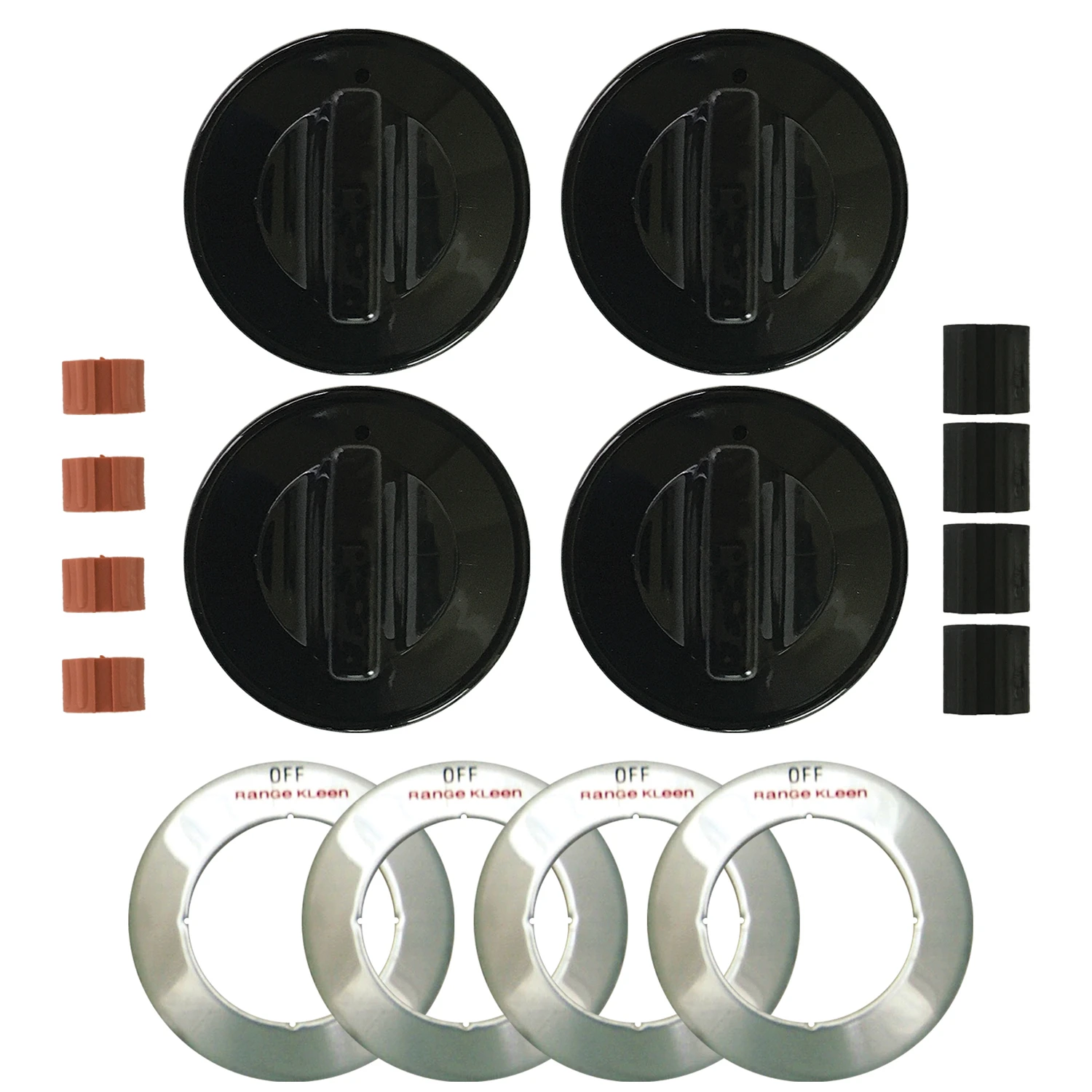 Black Gas Range Knob (4-pack)
