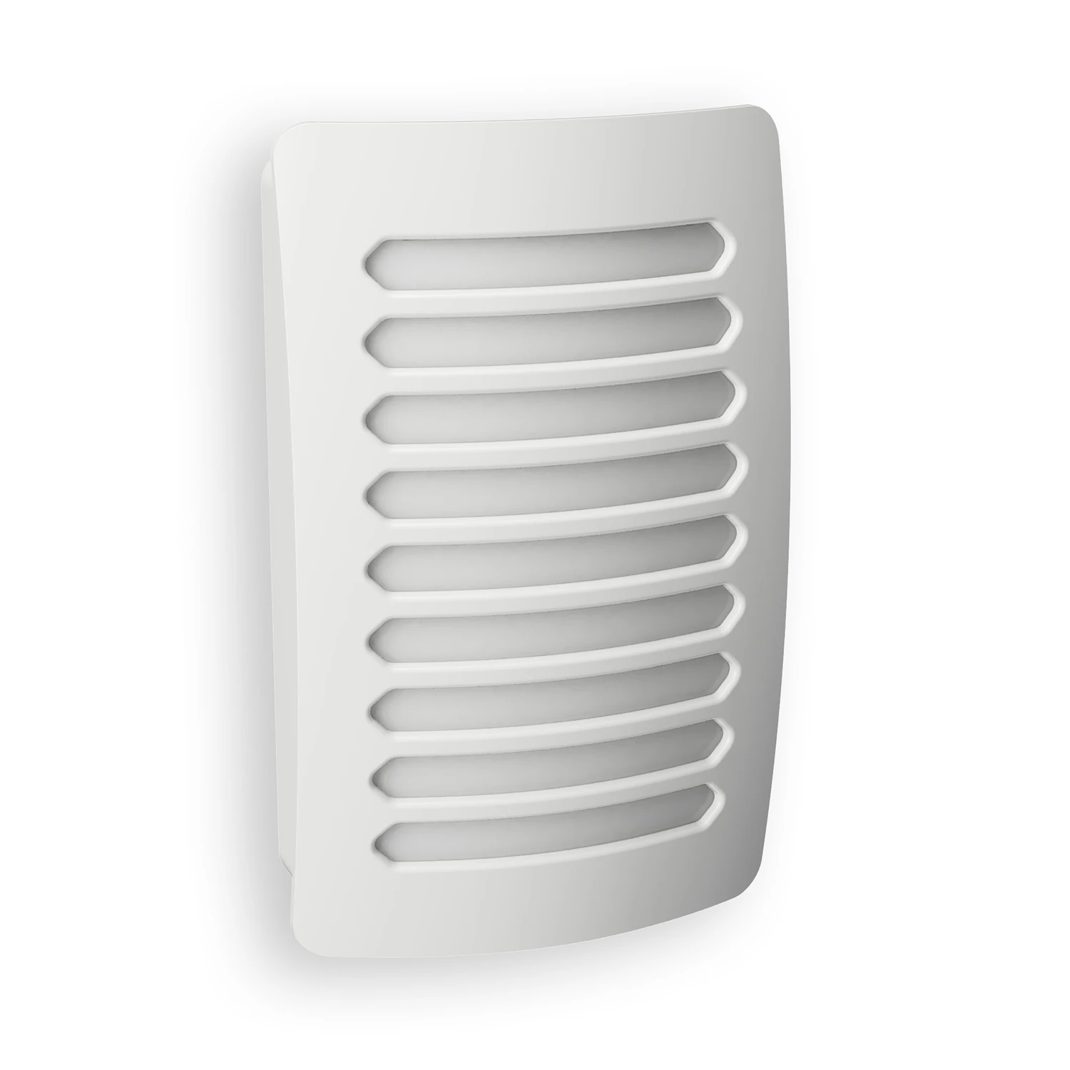 White Dusk-to-dawn Led Louver Decoplug Night Light With Rotating Outlet