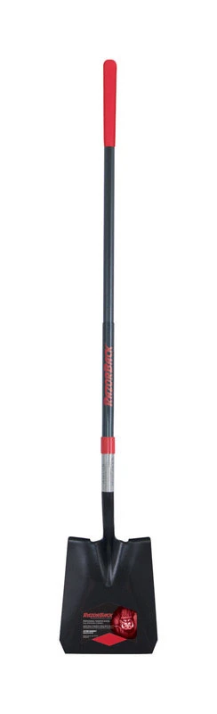 61.5 In. Steel Square Transfer Shovel With Fiberglass Handle And Cushion Grip