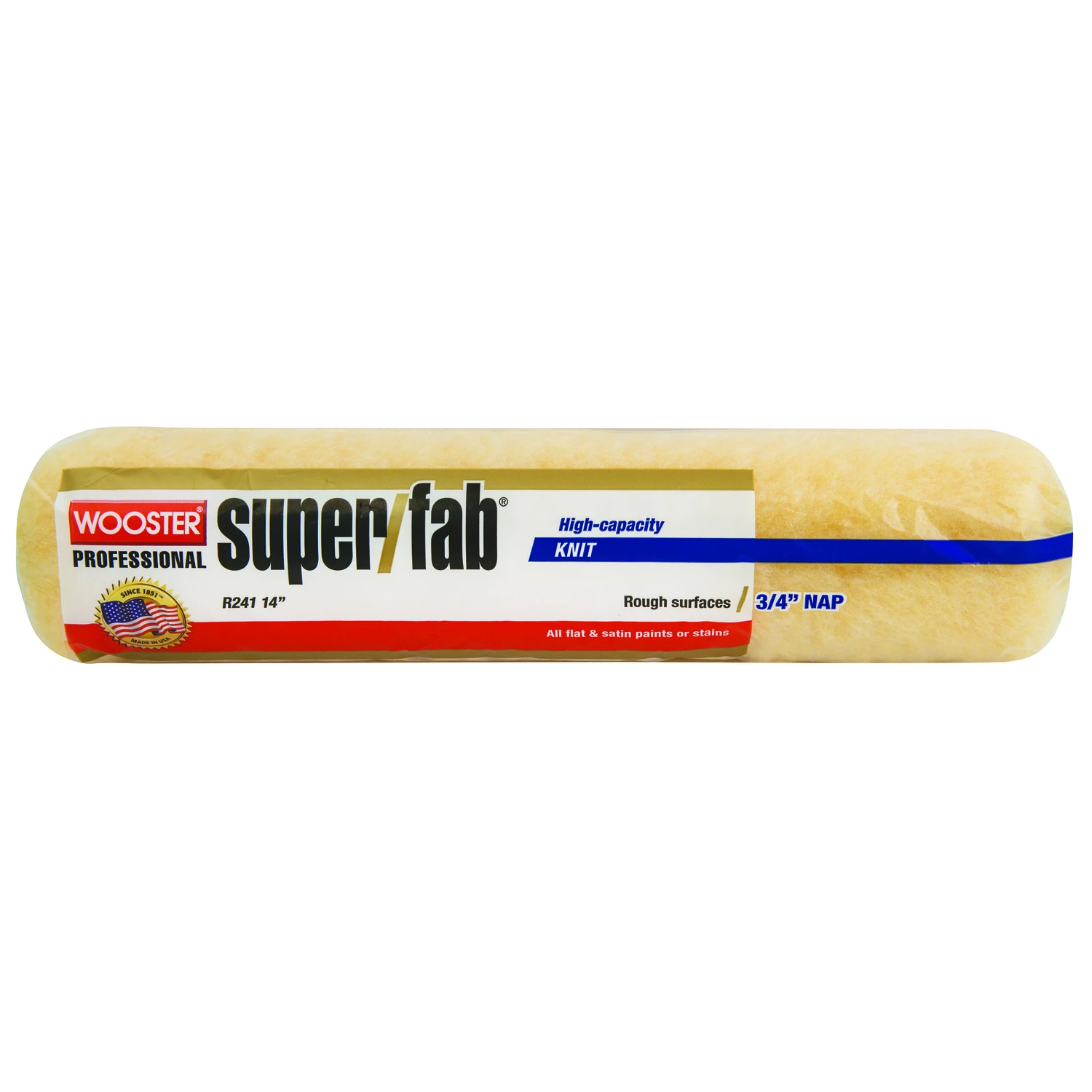 Super/fab Ftp 14 In. X 3/4 In. Knit Fabric Roller Cover