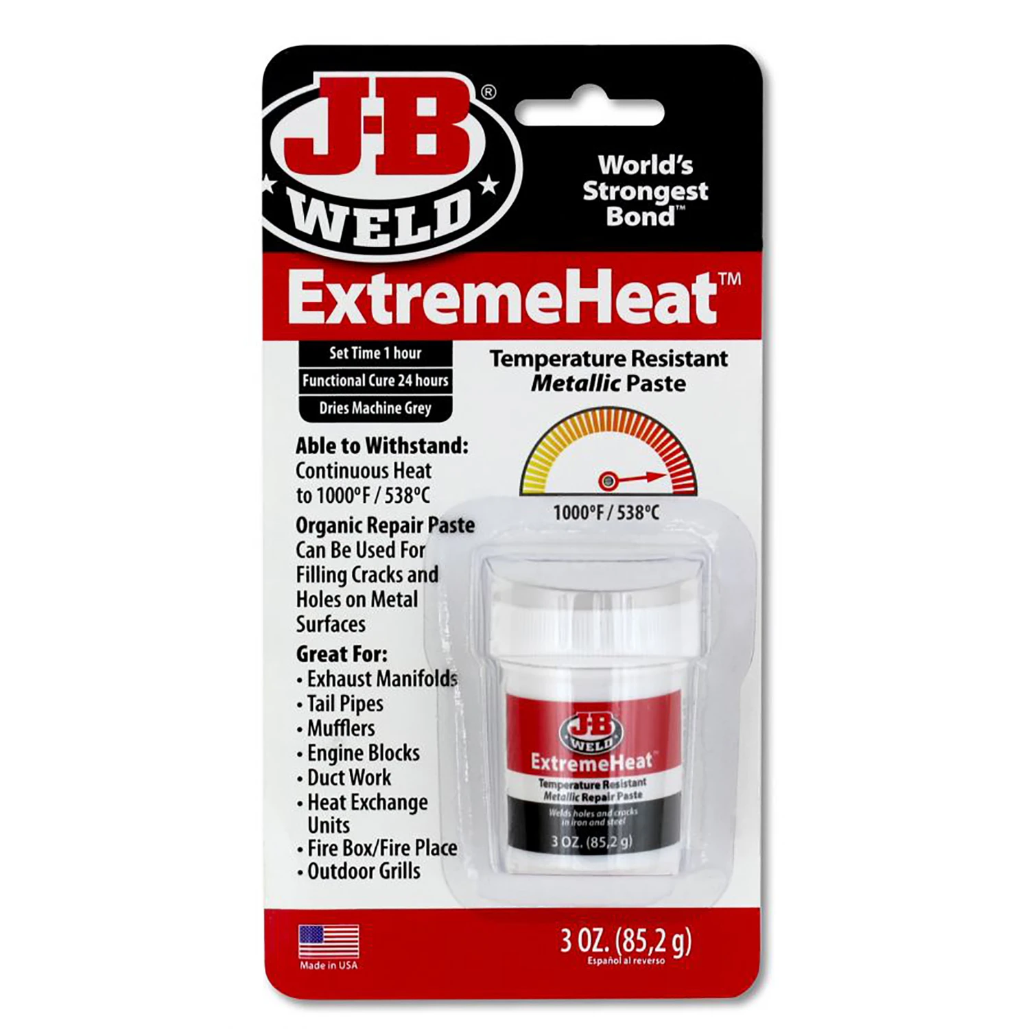 Extremeheat 3 Oz. High Strength Metal Filler For Automotive Repairs