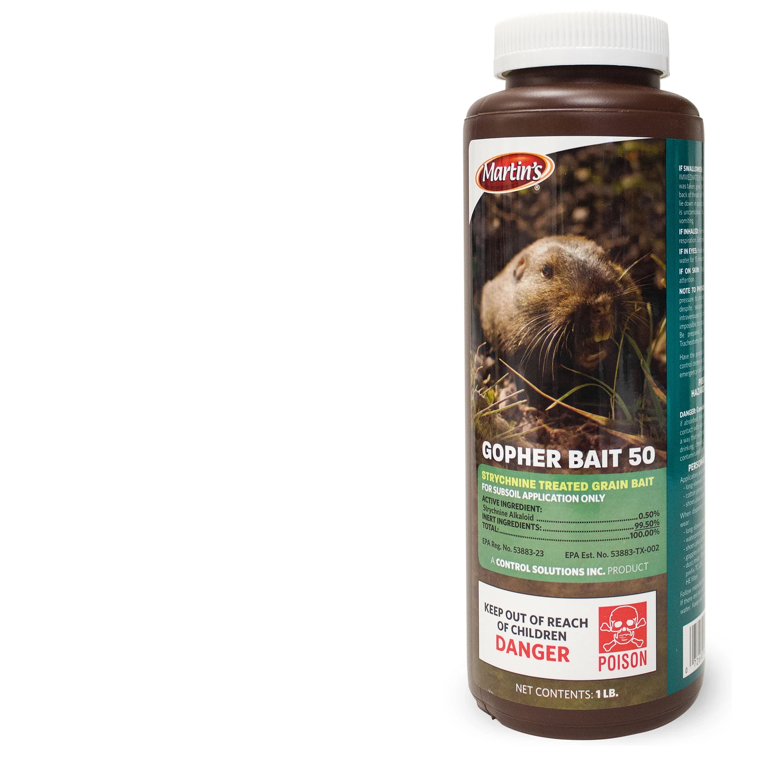 Gopher Bait 50 Toxic Bait Granules For Gophers And Moles 1 Lb. 12 Pk