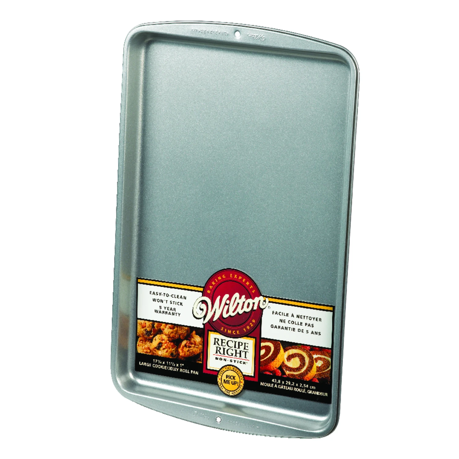 11-1/2 In. W X 17-1/4 In. L Non-stick Cookie And Jelly Roll Pan Silver