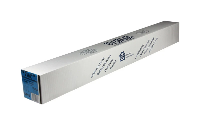 Film-gard 10 Ft. X 50 Ft. Black 4 Mil. Polyethylene Sheeting