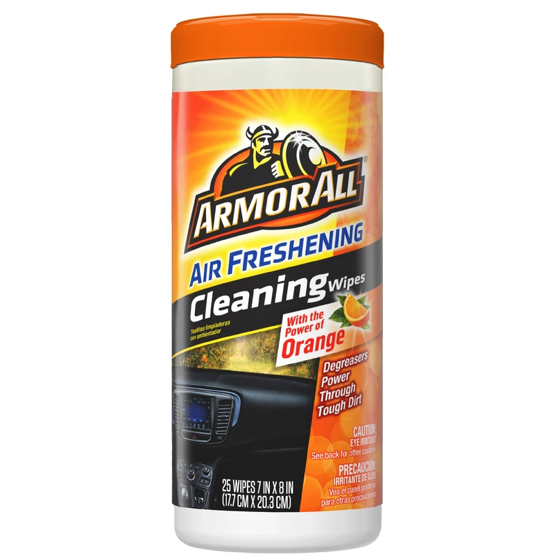 Orange Air Freshening 7 In. X 8 In. Multi-purpose Wipes (25-count)