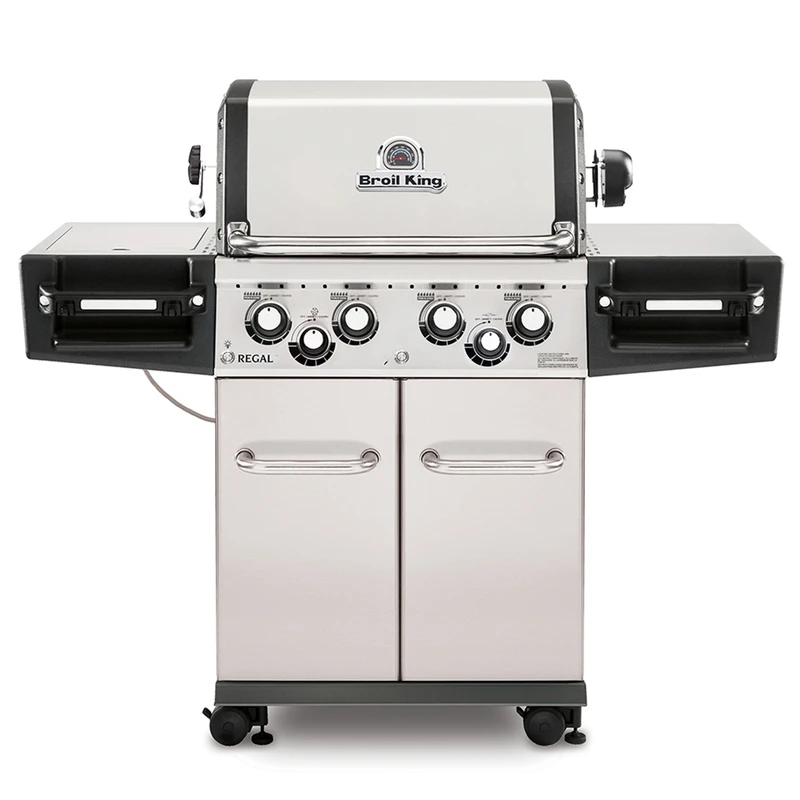Regal S490 Pro Stainless Steel 4-burner Liquid Propane Gas Grill With Rotisserie