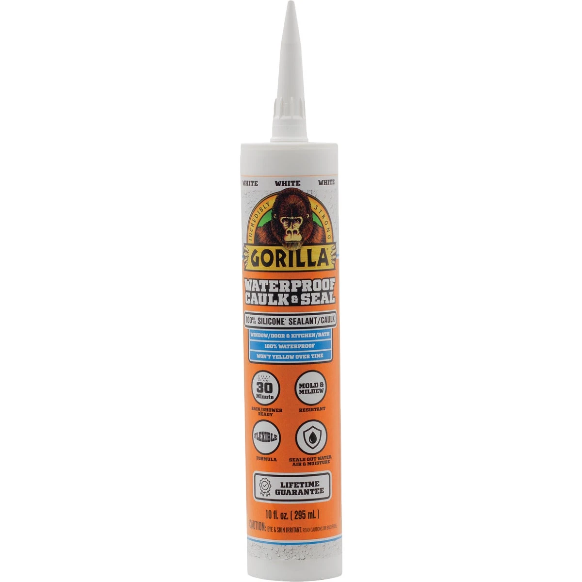 10 Oz. White Silicone All-purpose Sealant - Mold & Mildew Resistant