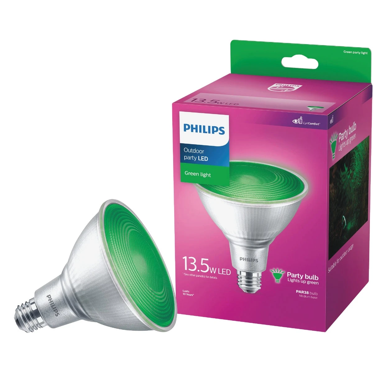100w Equivalent Green Par38 Medium Led Floodlight Bulb