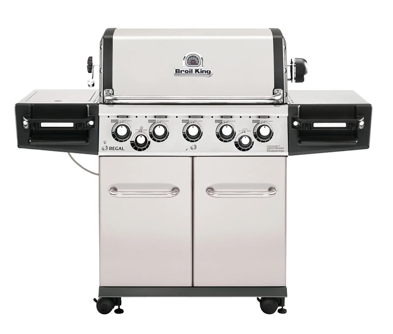Regal S590 5-burner Stainless Steel 55,000-btu Lp Gas Grill With Side Burner