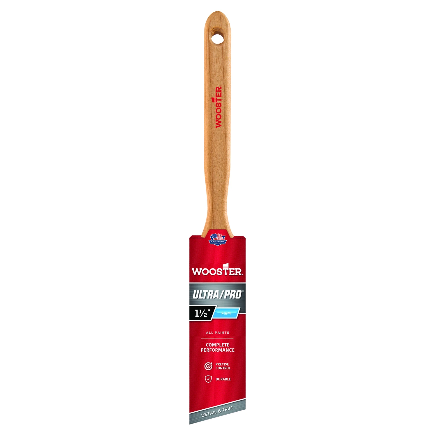 Ultra/pro Angle Paint Brush, Nylon/polyester Firm, 1-1/2-in.