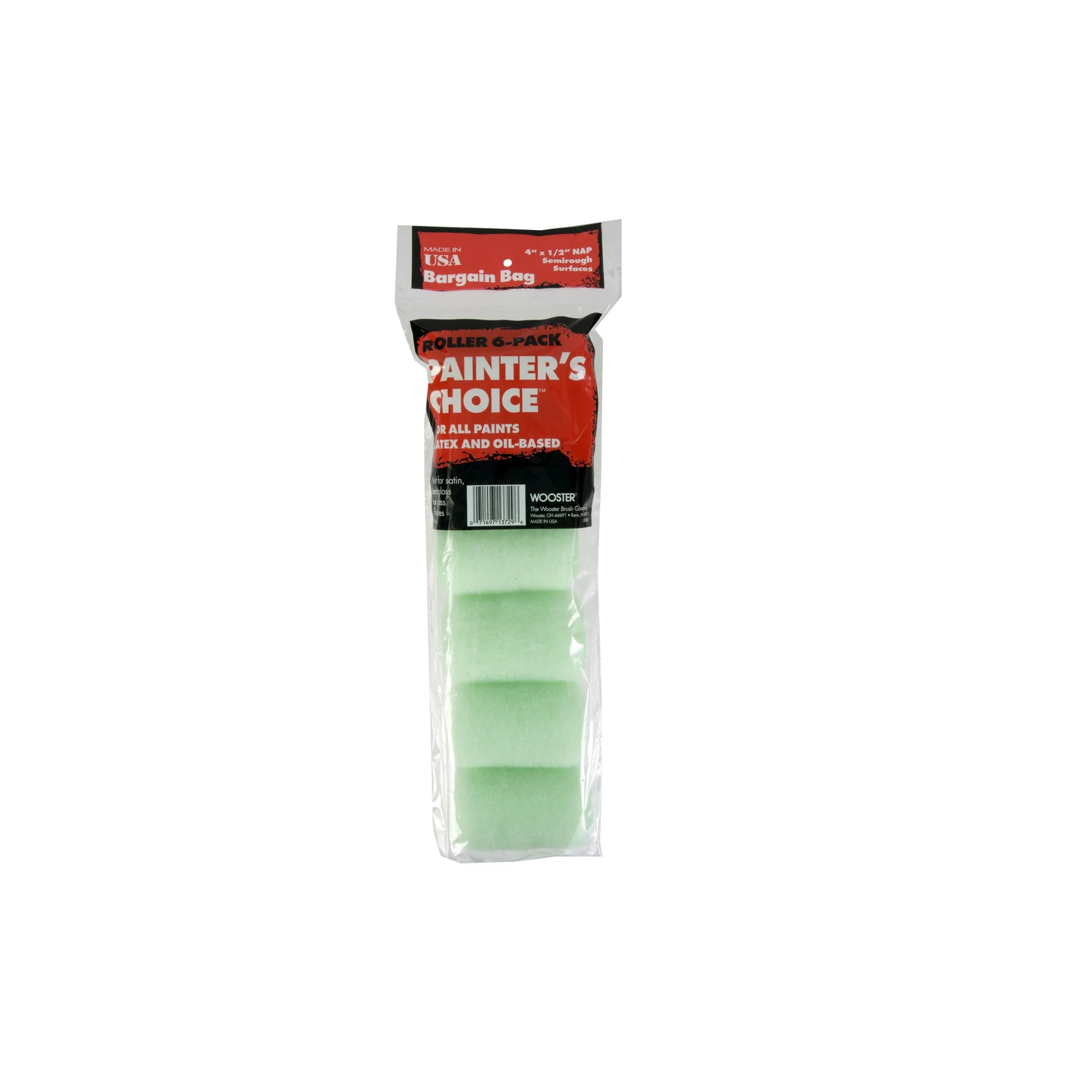 Painter's Choice 4 In. X 1/2 In. Knit Fabric Roller Cover (6-pack)