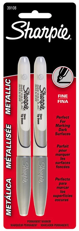 Metallic Fine Point Permanent Marker (2-pack)