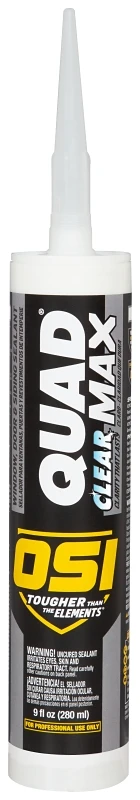 Quad Max 9 Oz. Clear Sealant For Windows, Doors, And Siding