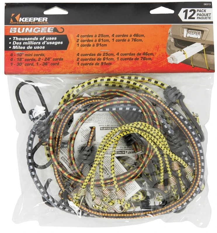 Assortment Bungee Cord (12-pack)