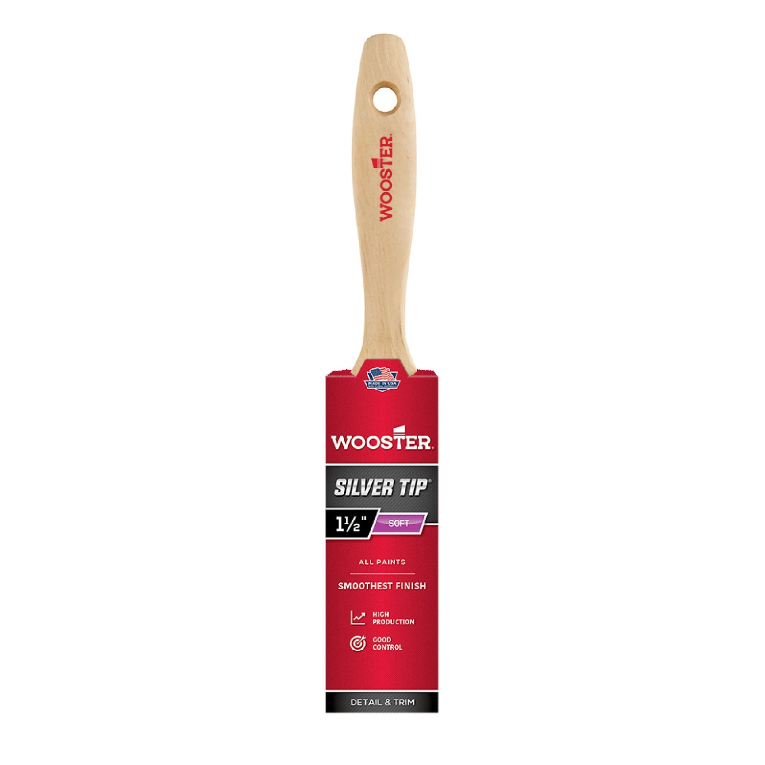 Silver Tip Varnish Brush, 1.5-in.