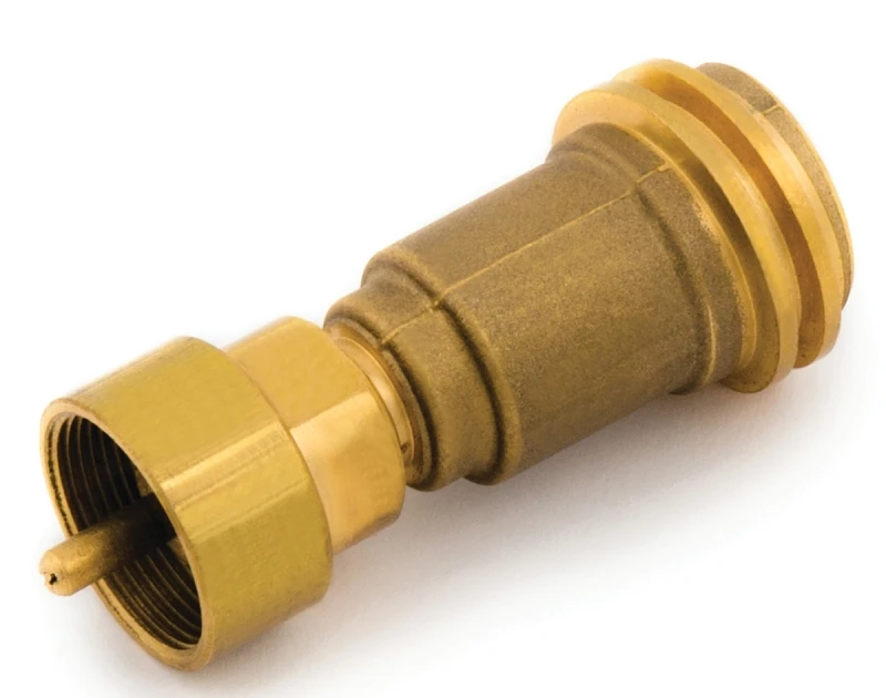 Brass Propane Tank Adapter For Qcc1 To 1 Lb Tank - Model 11052