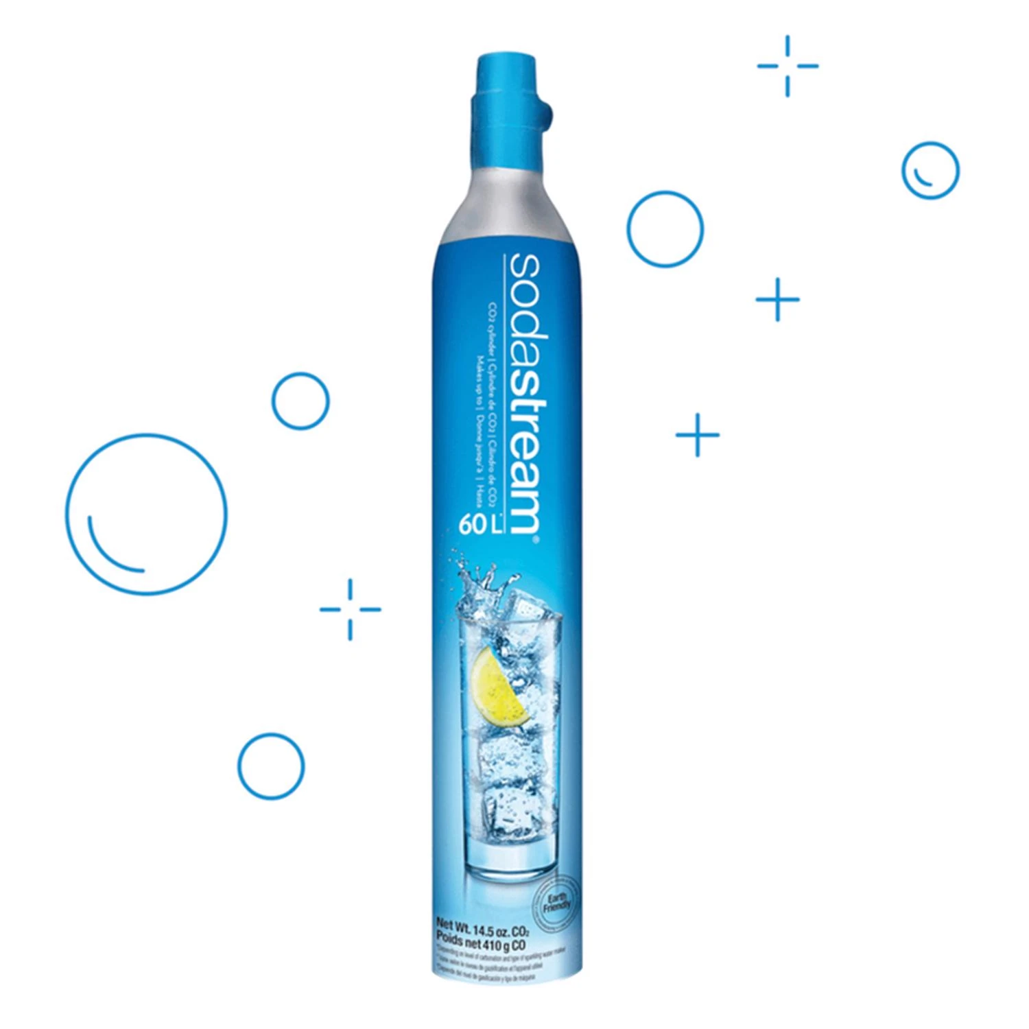 Twist Co2 Exchange Cylinder, Blue, 60l