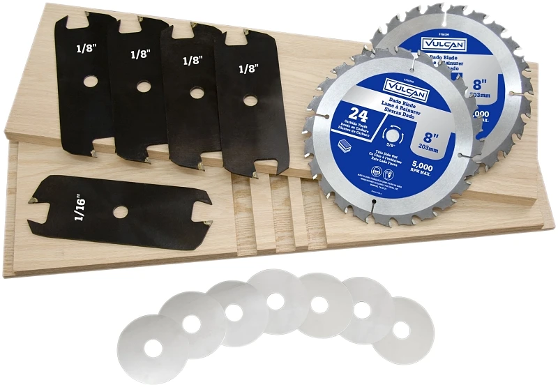 Mibro 8 In. Dado Circular Saw Blade Set
