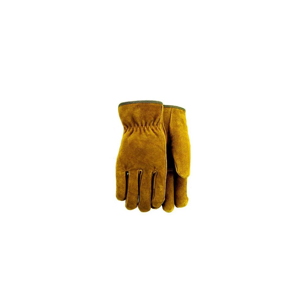 Quality Lined Split Cowhide Leather Winter Gloves For Men, Model 415lj-xl-00