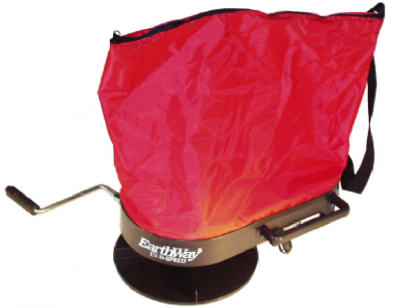 Earthway 2750 Handheld Nylon Bag Spreader, 25 Lb Capacity, 8 To 12 Ft Spread Width