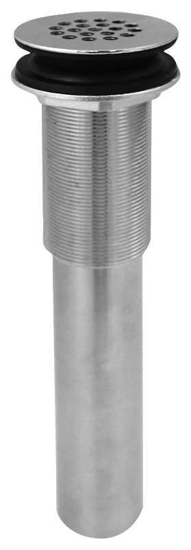 1-1/4 In Chrome-plated Brass Open-grid Sink Drain, Universal Fit