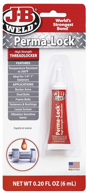 Perma-lock Red Threadlocker 0.20 Oz – High-strength Locking Adhesive For Heavy-duty Fasteners