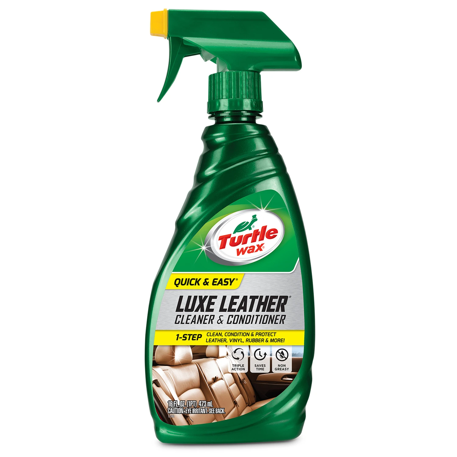 Luxe Leather Cleaner And Conditioner 16 Oz Trigger Spray For Automotive Upholstery