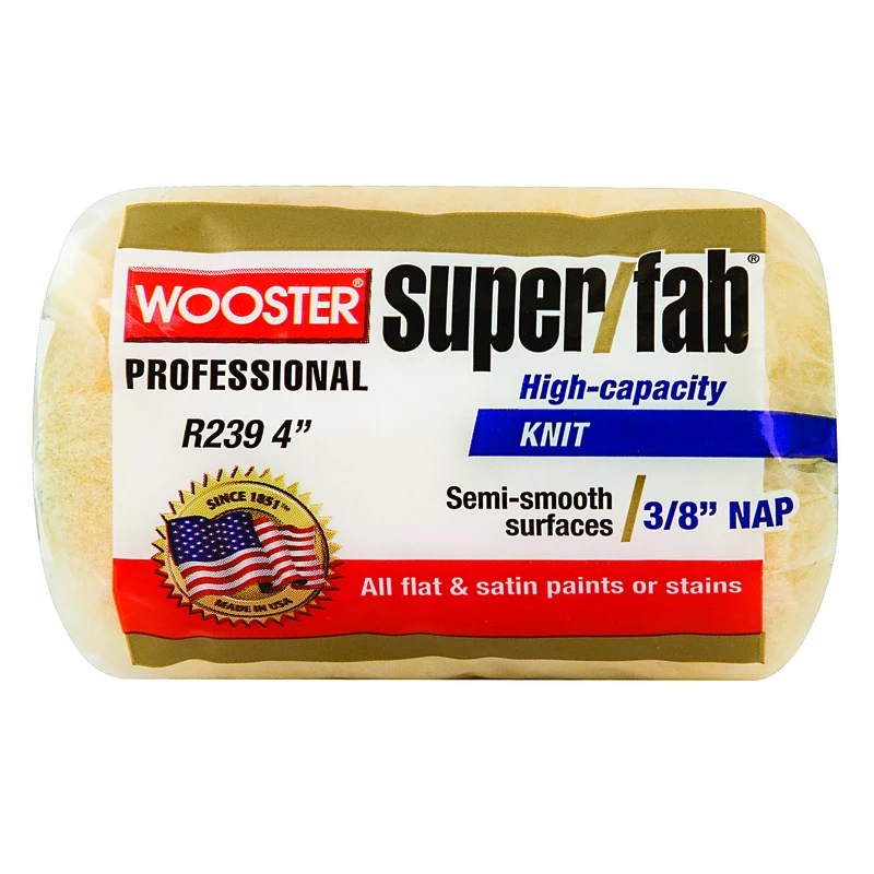 Super/fab Ftp 4 In. X 3/8 In. Knit Fabric Roller Cover