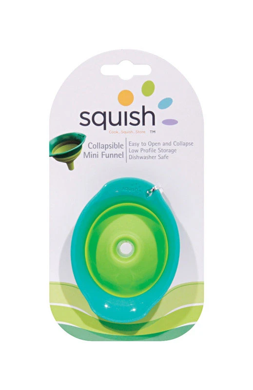 2-3/4 In. W X 3-1/2 In. L Turquoise/green Mini Collapsible Funnel
