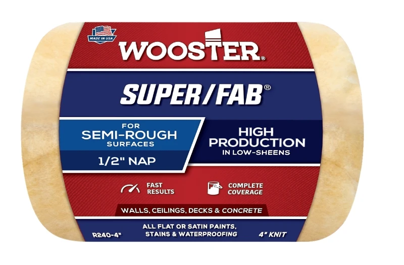 Super/fab Ftp 4 In. X 1/2 In. Knit Fabric Roller Cover