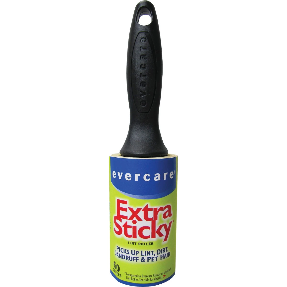 Extra Sticky Lint Roller With Zip-strip Technology, 60 Sheets, 29.8' L X 4' W