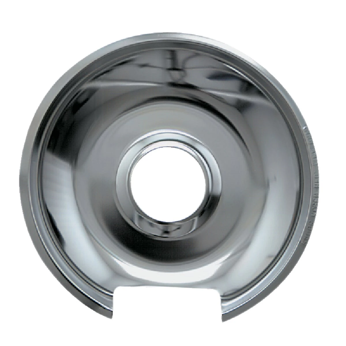 Electric Range Drip Pan,ESeries Hinged Element, Chrome, 6 In.