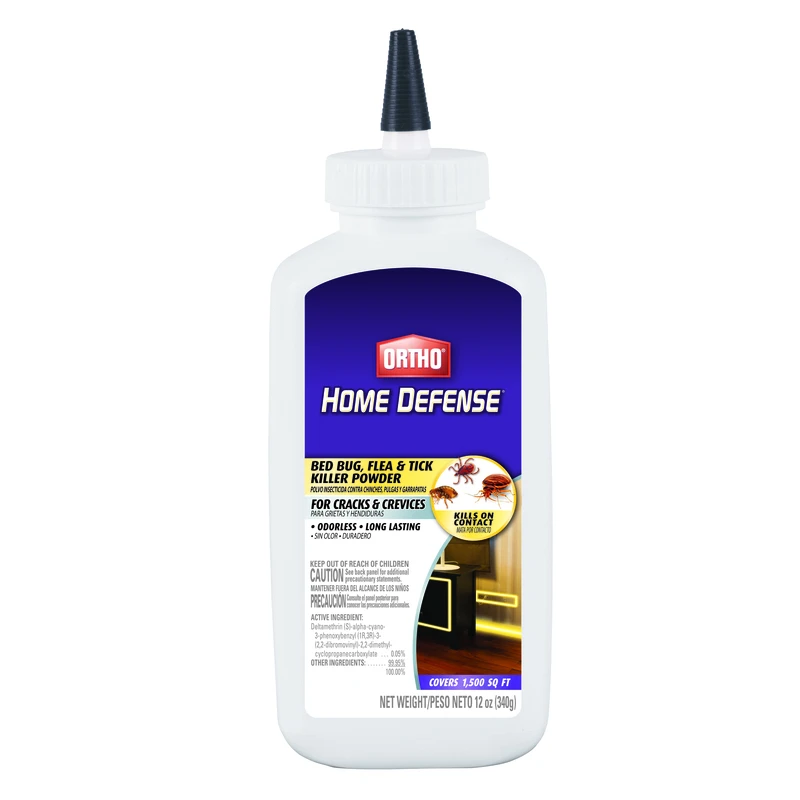 12 Oz. Home Defense Bed Bug, Flea And Tick Killer Powder - Ortho Model 020241005