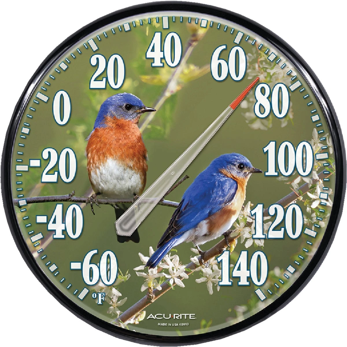 12-1/2" Fahrenheit Outdoor Wall Thermometer -60 To 140 Degrees