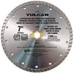 7 In. Continuous Turbo Rim Diamond Cutting Edge Blade With 5/8 In Arbor