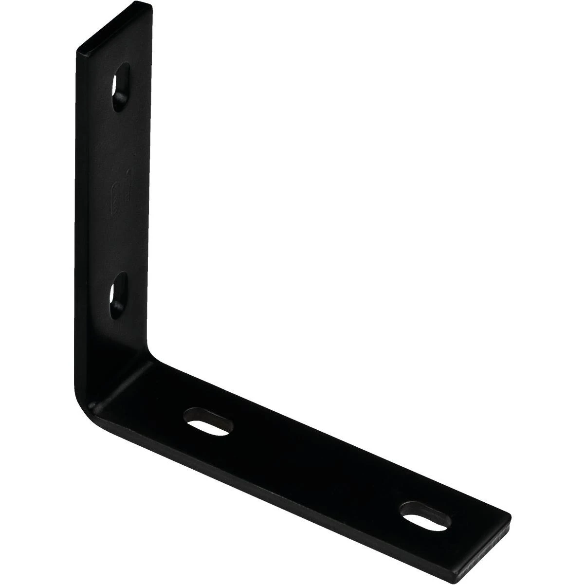 6.25 In. X 1.5 In. Black Heavy-duty Corner Brace