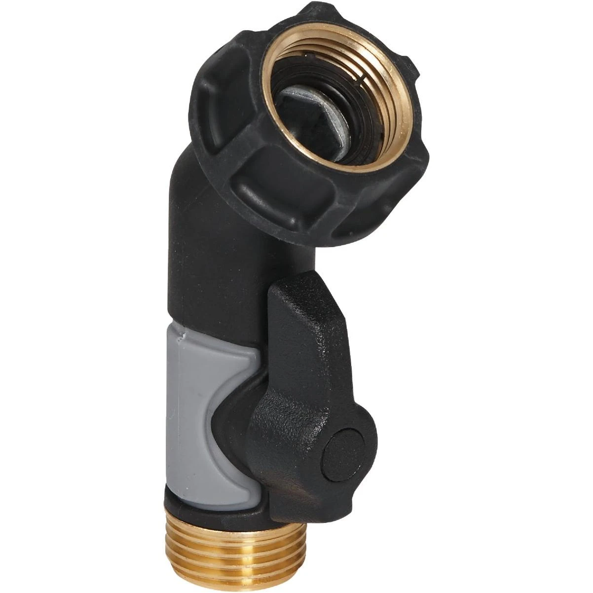 Pro Flo Metal Goose-neck Hose Shutoff