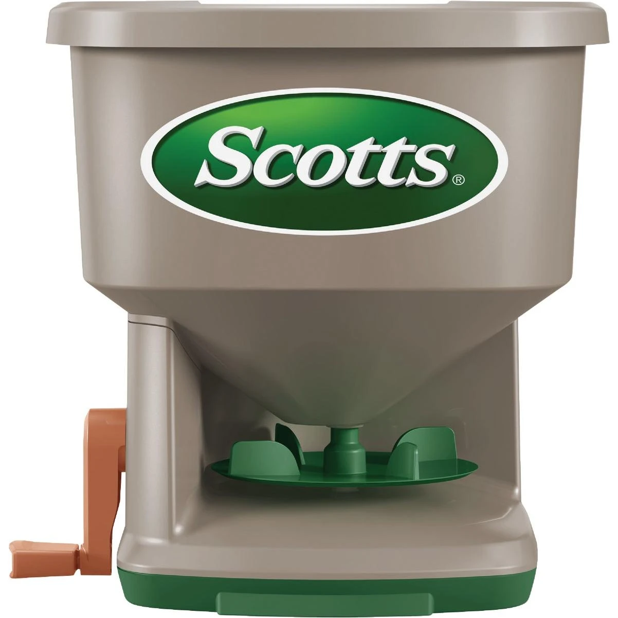 Scotts Whirl Handheld Spreader For Lawn Seed, Fertilizer & Ice Melt