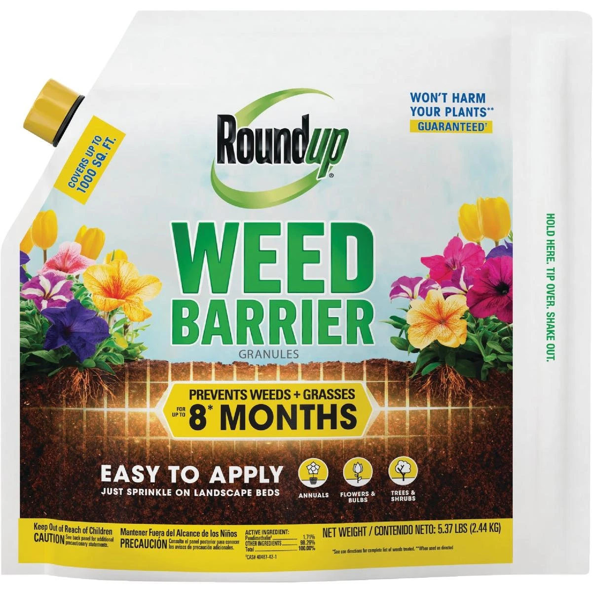 5.4 Lb. Built-in Applicator Landscape Weed Preventer