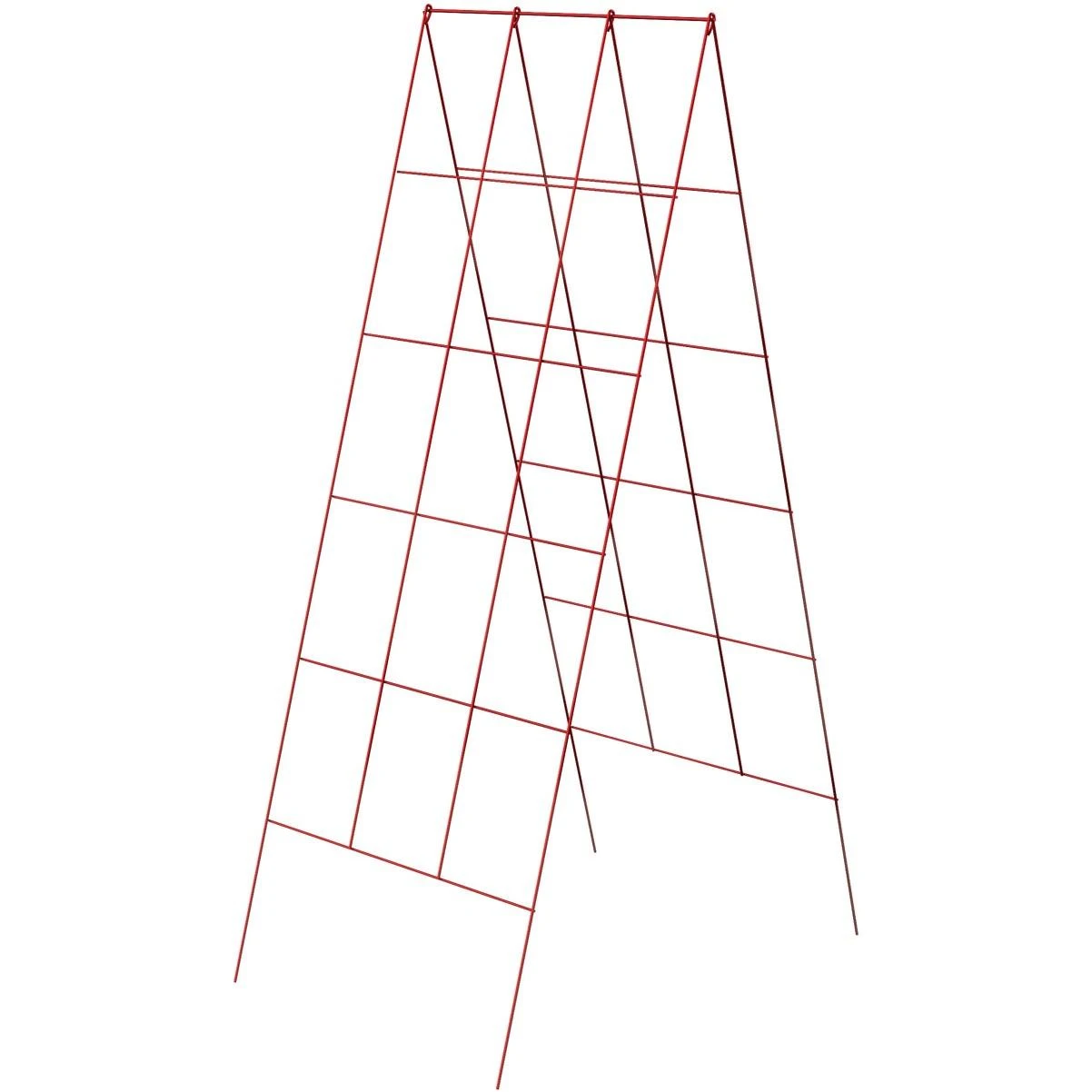 48 In. H. Red Heavy-duty Wire A-frame Plant Support